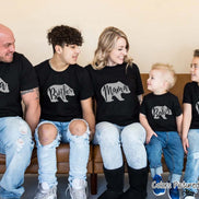 Personalized Family Matching Group Bear Christmas Tee