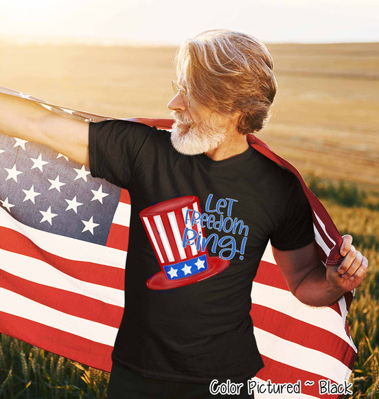 Let Freedom Ring Top Hat Tee