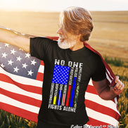 No One Fights Alone First Responder Tee