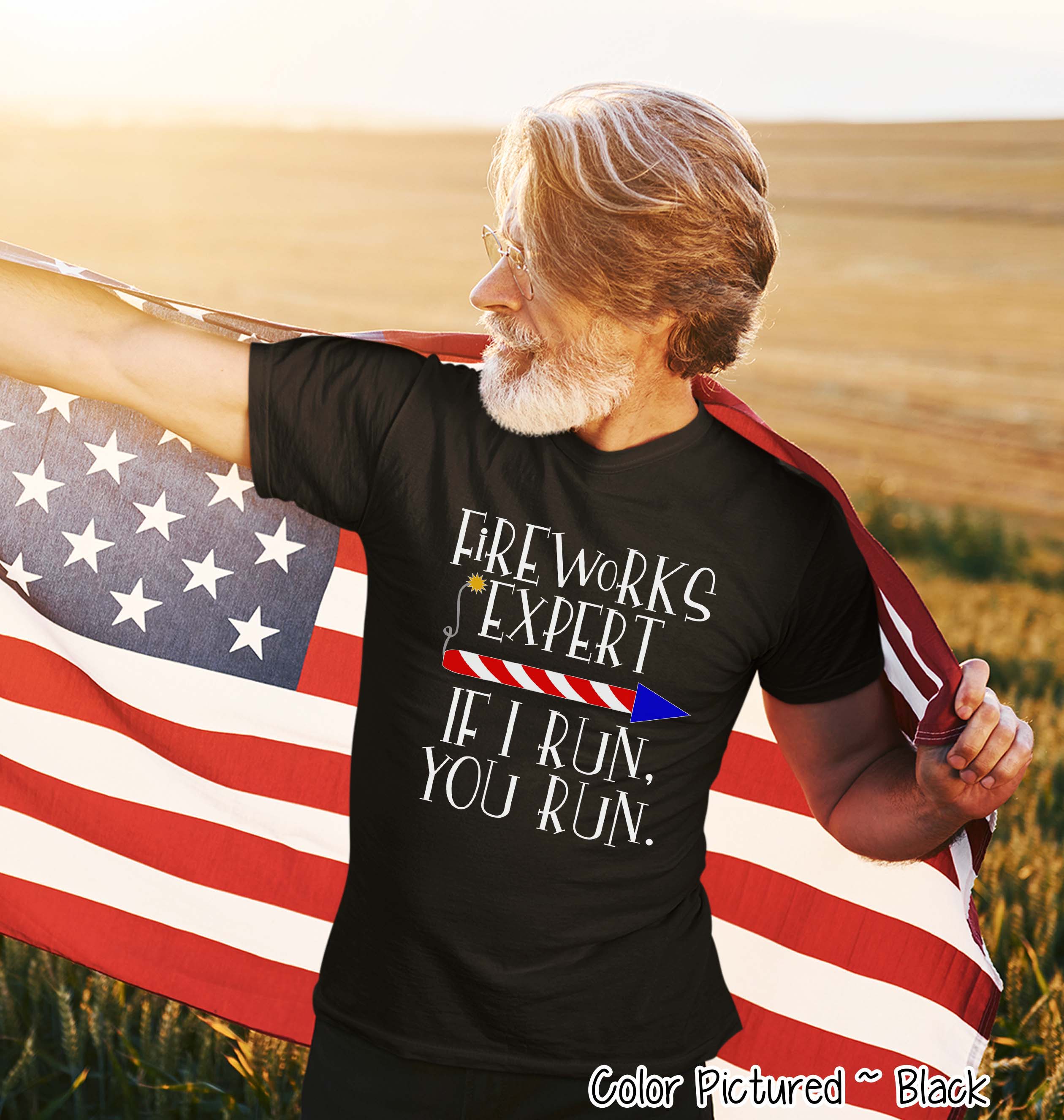 Fireworks Expert 4th of July Tee