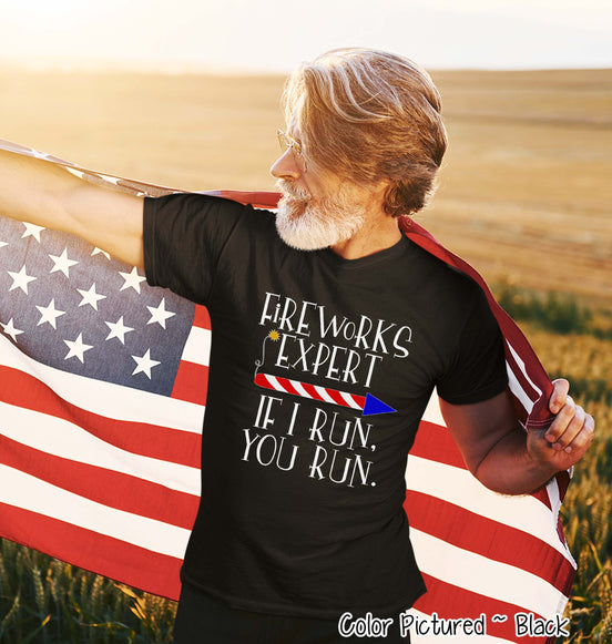Fireworks Expert 4th of July Tee