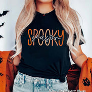 Spooky Season Lettering Halloween Tee