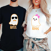Best Boos Matching Ghost Halloween Tee