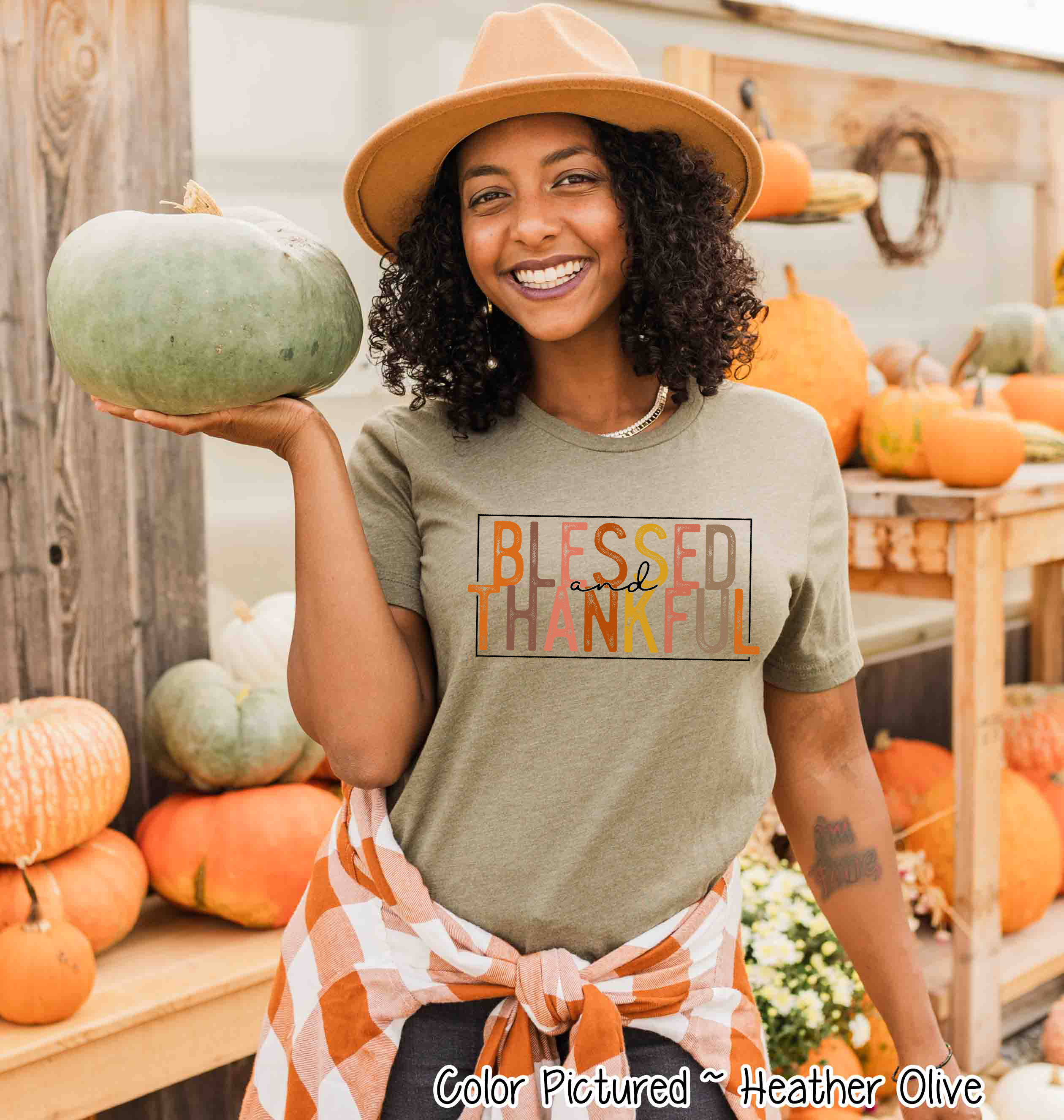 Blessed & Thankful Fall Tee