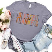 Blessed & Thankful Fall Tee