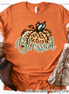 Blessed Leopard Pumpkin Shirt