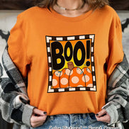 Boo Pumpkin Cute Halloween Tee