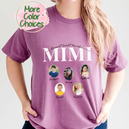 Personalized Mimi Photo Shirt ~ Individual Grandkids Photos & Names - Too Cute Custom Designs