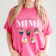 Personalized Mimi Photo Shirt ~ Individual Grandkids Photos & Names - Too Cute Custom Designs