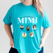 Personalized Mimi Photo Shirt ~ Individual Grandkids Photos & Names - Too Cute Custom Designs
