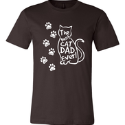 Best Cat Dad Ever Custom Tee - Too Cute Custom Designs