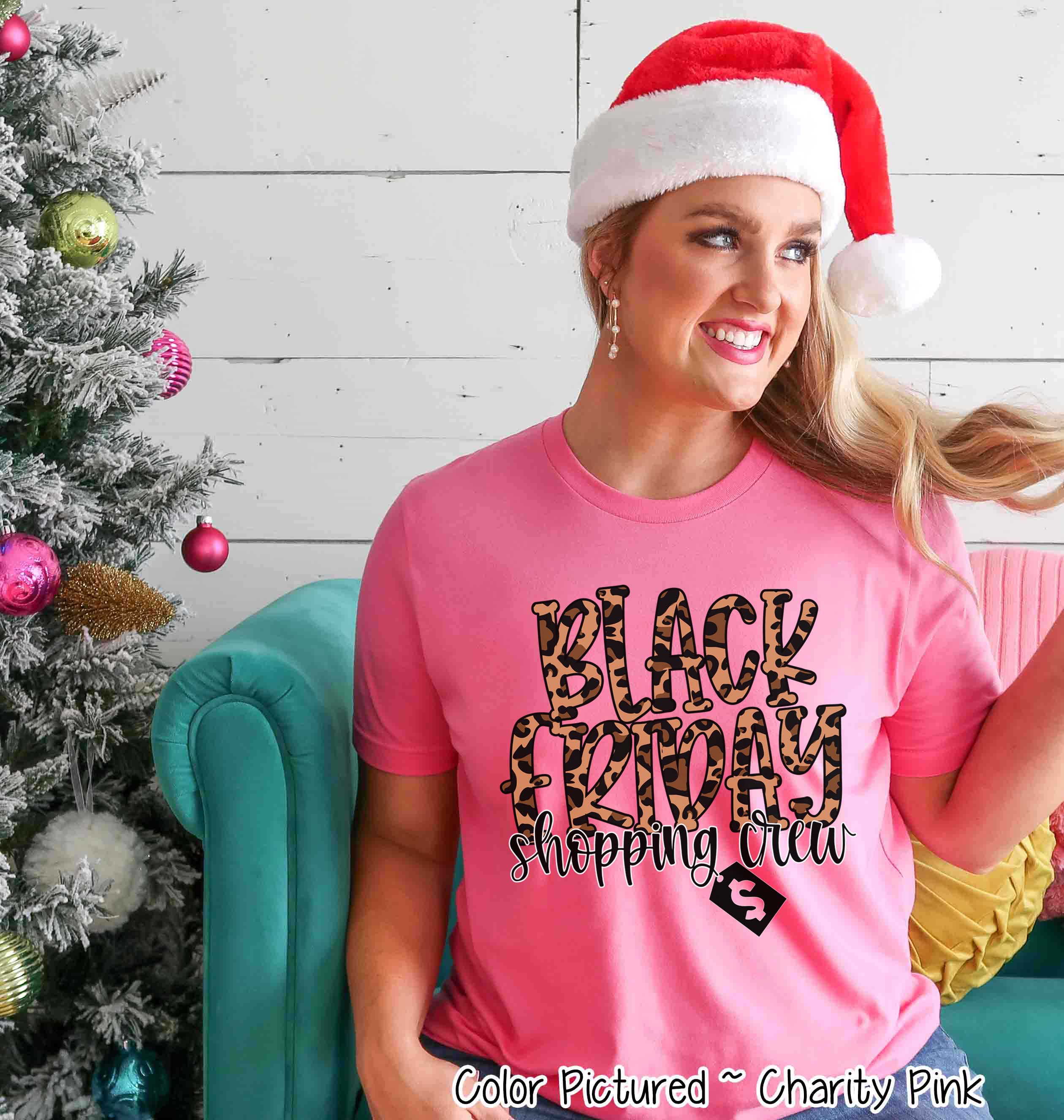Black Friday Shopping Crew Holiday Tee