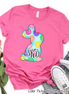 Monogram Fun Polka Dot Easter Bunny Tee