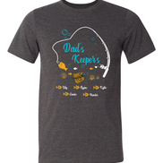 Custom Dad-Father-Papa-Grandpa Keeper Fish Tee