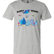 Custom Mama-Daddy-Grandma-Grandpa Baby Shark Tee - Too Cute Custom Designs