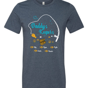Custom Dad-Father-Papa-Grandpa Keeper Fish Tee