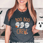 Boo Boo Crew Nurse Halloween Tee