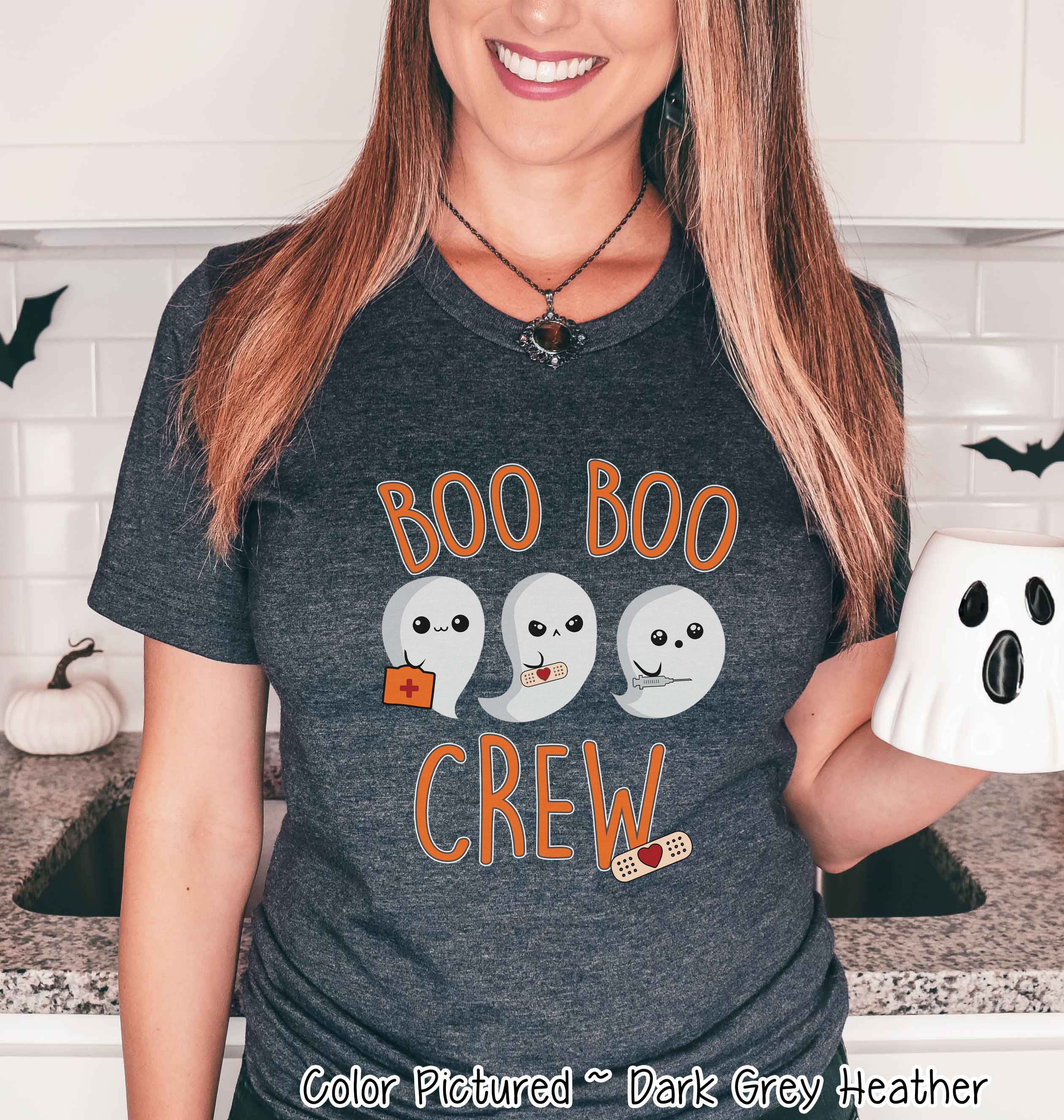 Boo Boo Crew Nurse Halloween Tee