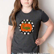 Personalized Halloween Frame with Custom Name Halloween Tee
