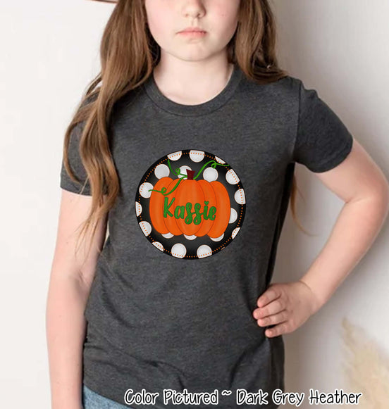 Personalized Halloween Frame with Custom Name Halloween Tee