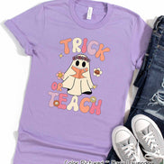 Trick or Teach Teacher Halloween Tee