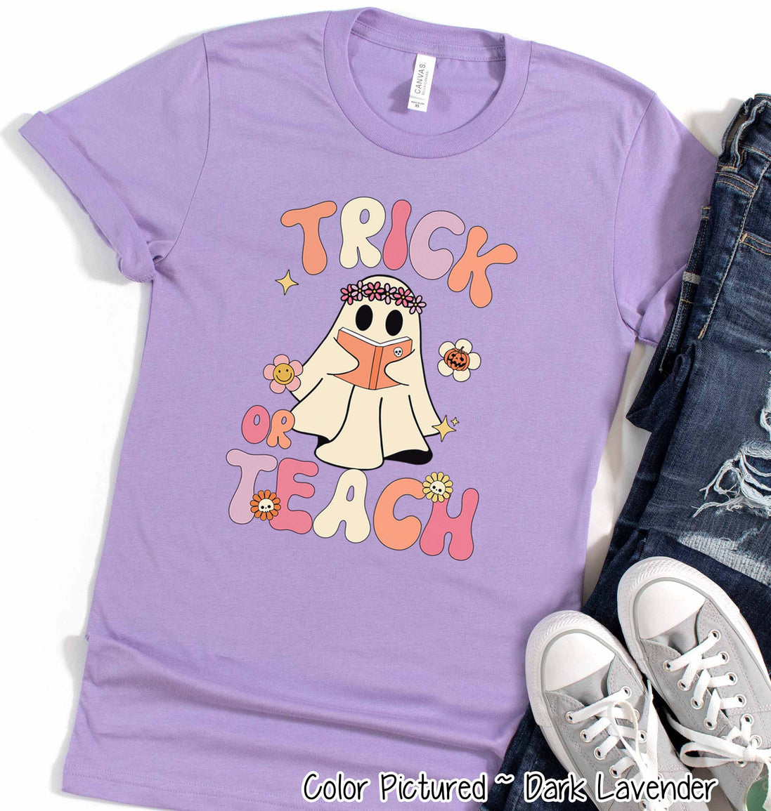 Trick or Teach Teacher Halloween Tee