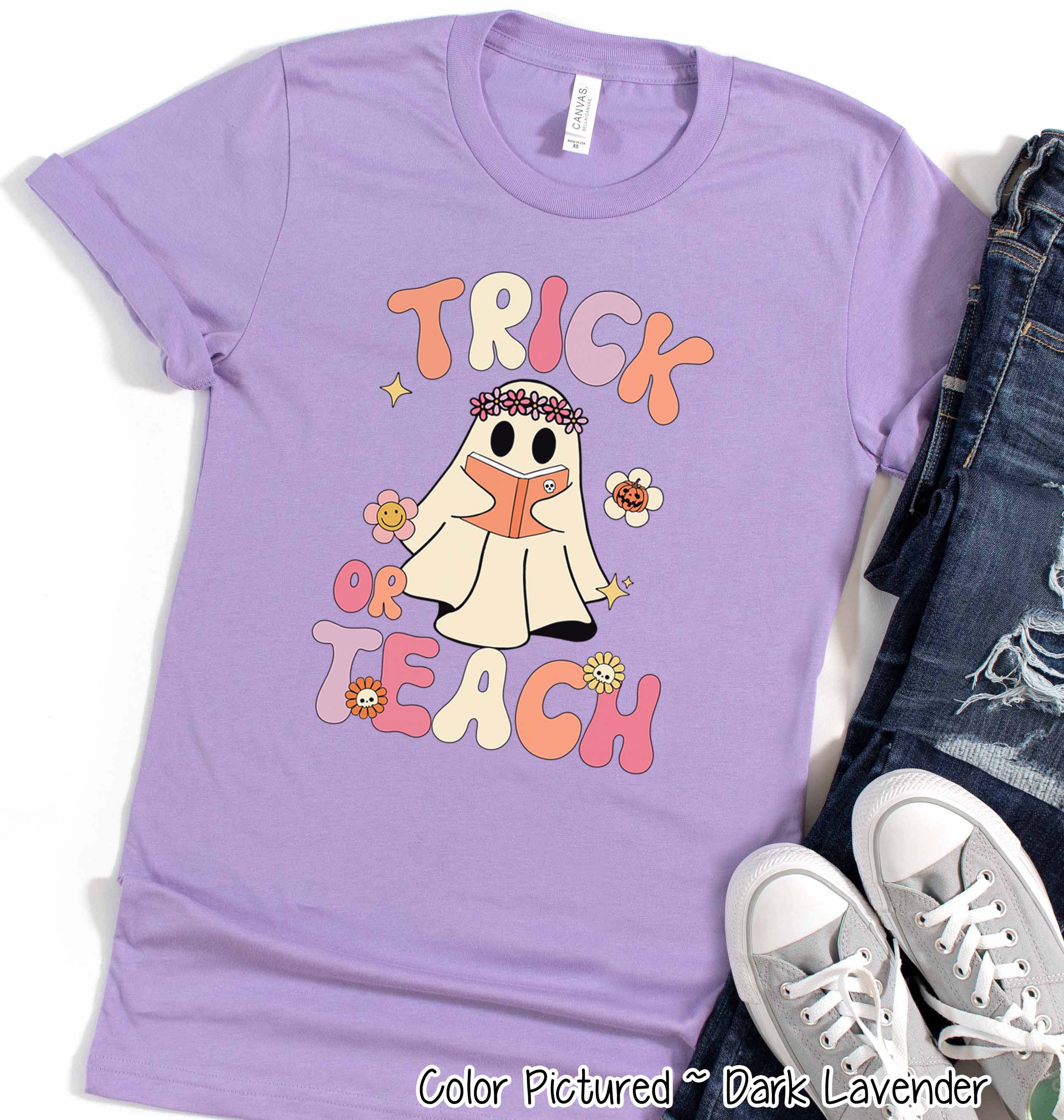 Trick or Teach Teacher Halloween Tee