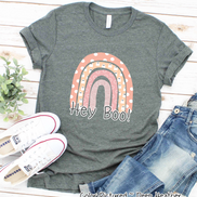 Halloween Rainbow Hey Boo! Shirt