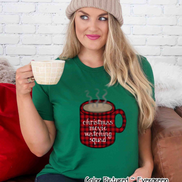 Buffalo Plaid Christmas Movie Watching Squad Tee