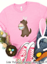 Dog Boy Brown Lab Easter Tee