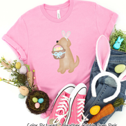 Dog Boy Yellow Lab Easter Tee