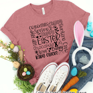 Easter Word Art ~ Subway Art Tee