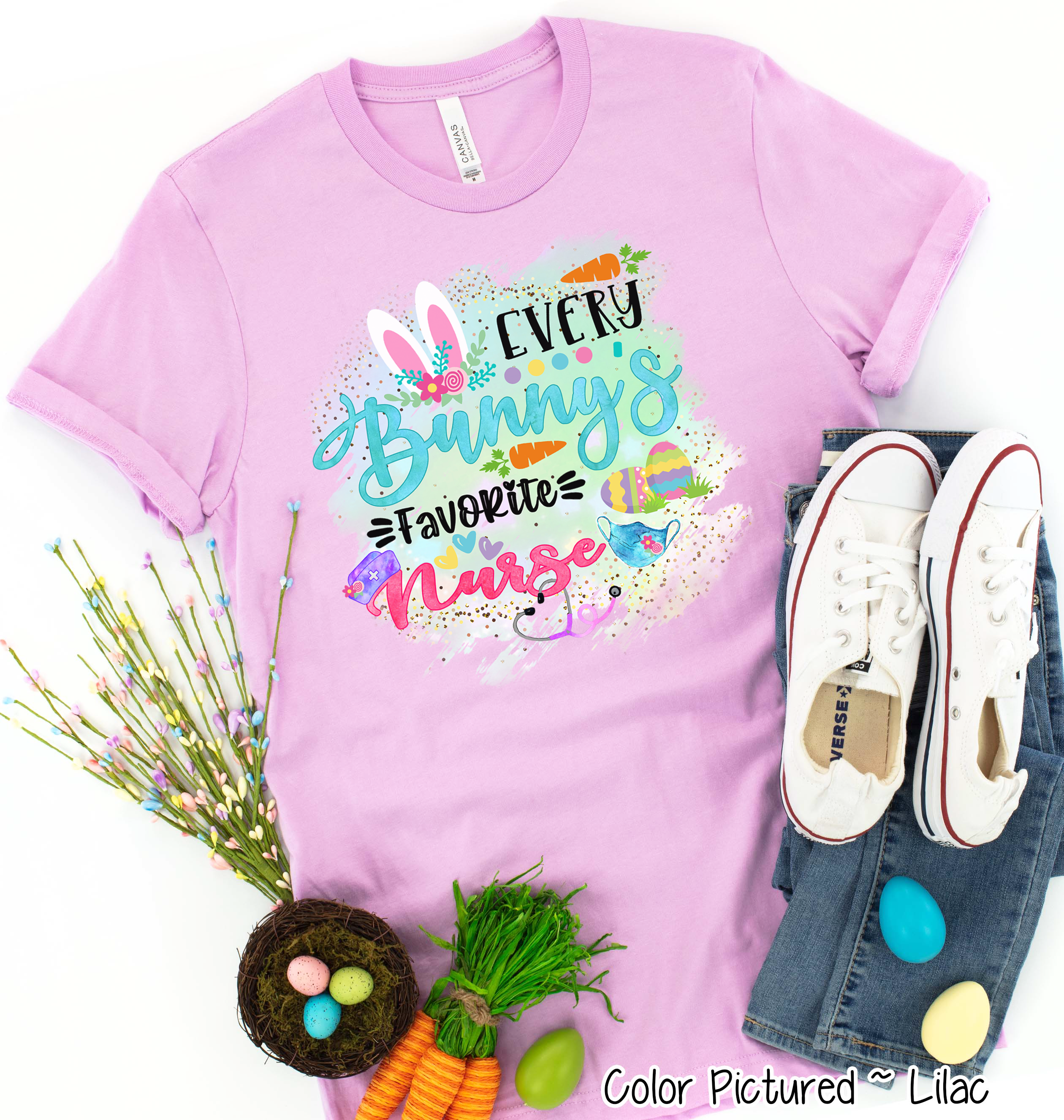 Every Bunny's Favorite Nurse Easter Tee