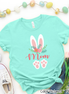 Floral Bunny Ears & Feet with Mom Easter Tee
