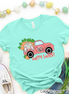 Monogram Easter Carrot Truck Tee