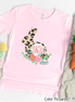 Monogram Leopard Print Easter Rabbit Tee