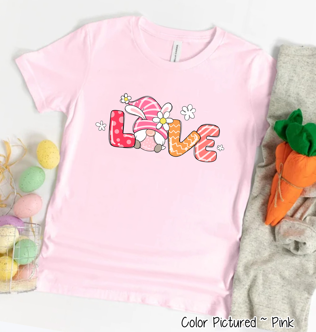 Gnome LOVE Easter Tee