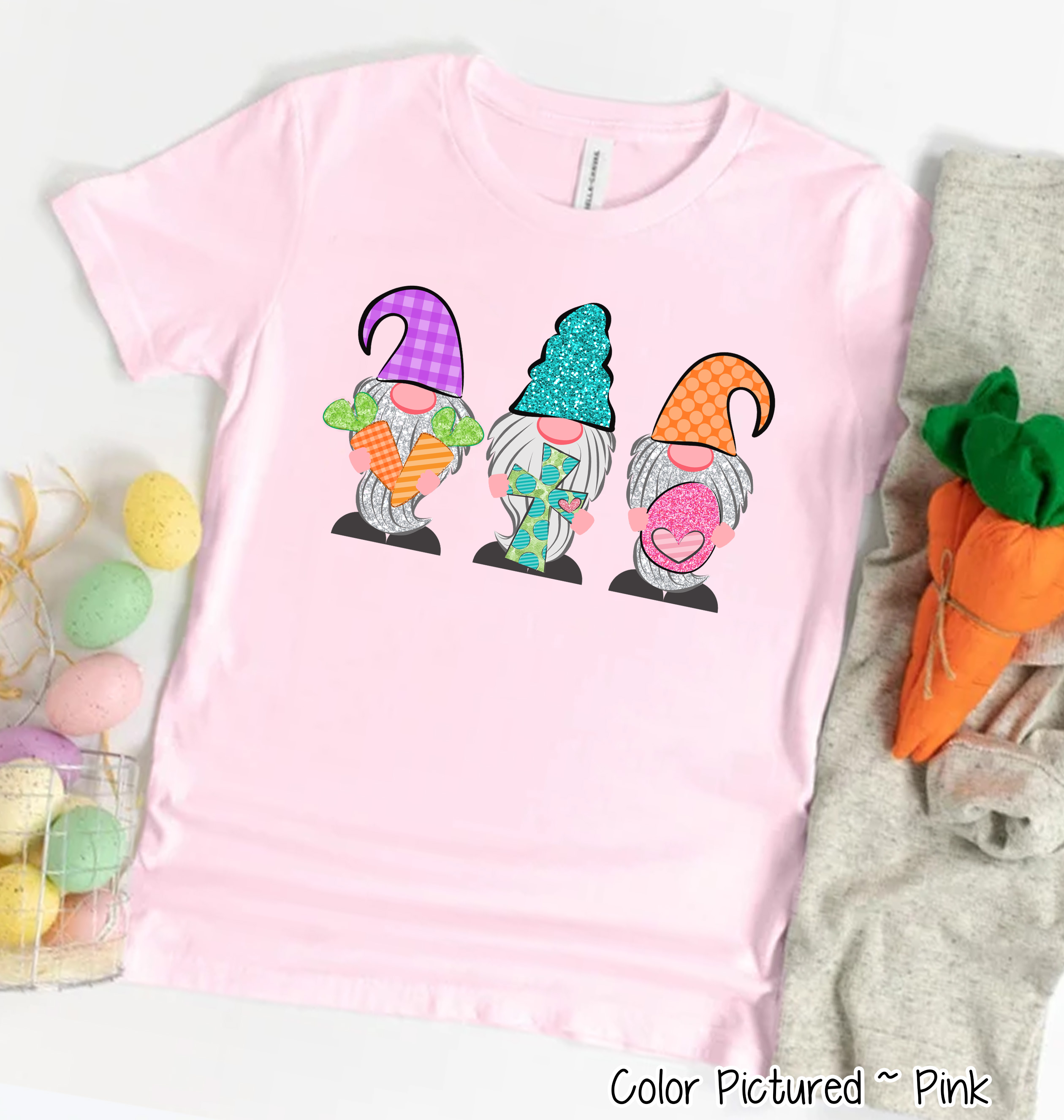 Gnome Trio Easter Tee