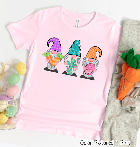 Gnome Trio Easter Tee