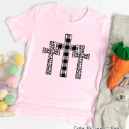 Buffalo Plaid and Leopard Cross Trio Tee