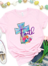 Faith Watercolor Cross Tee