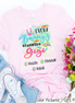Personalized Shirt For Gigi Every Bunny's Favorite & Easter Eggs with Custom Grandkids Name Easter Day Tee