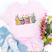 Monogram Coffe Latte Easter Drinks Tee