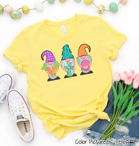 Gnome Trio Easter Tee