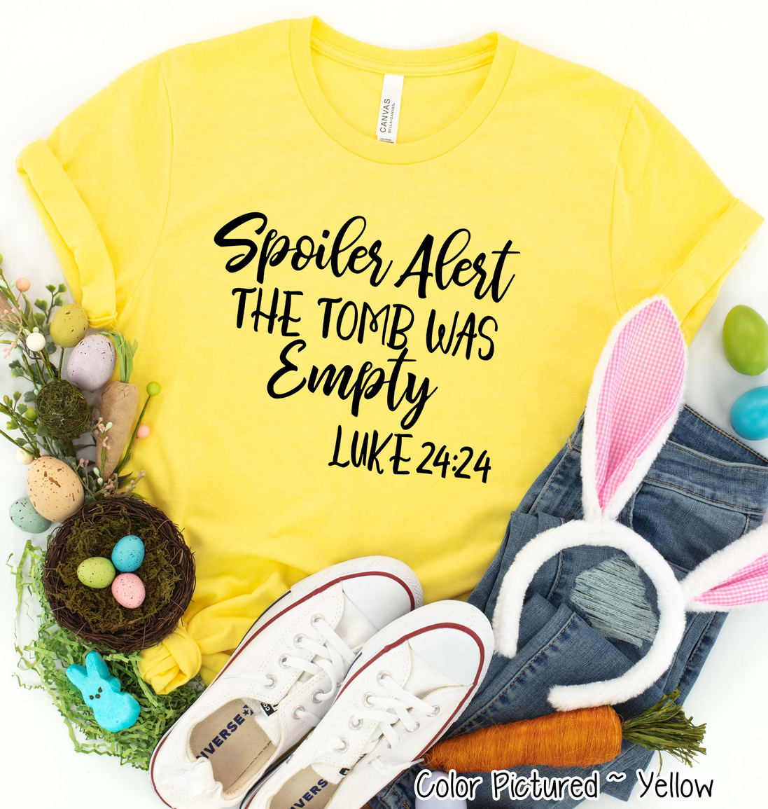 Spoiler Alert The Tomb Was Empty Easter Tee