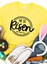 He Is Risen Christian Easter Tee