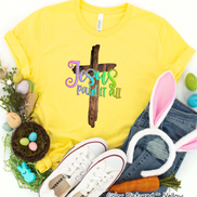 Jesus Paid It All Cross Tee