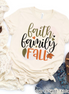 Faith, Family, Fall Tee