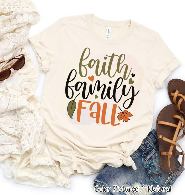 Faith, Family, Fall Tee