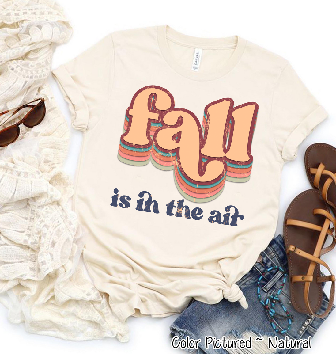 Retro Fall In the Air Tee